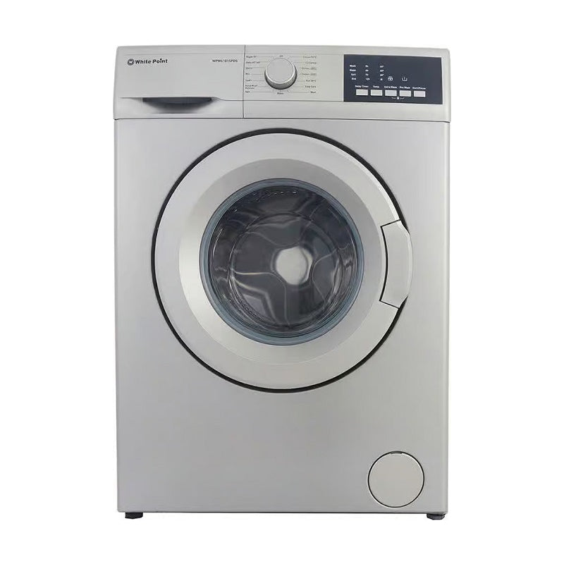 White Point Washing Machine Front Loading Digital 6 Kg Silver WPW61015PDS. White Point Washing Machine Front Loading Digital 6 Kg Silver WPW61015PDS.